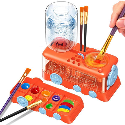 Automatic Brush Washer with Water Change