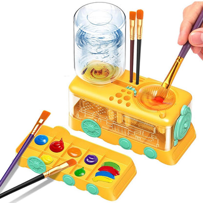 Automatic Brush Washer with Water Change