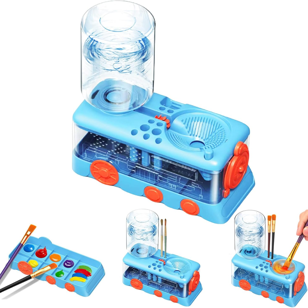Automatic Brush Washer with Water Change