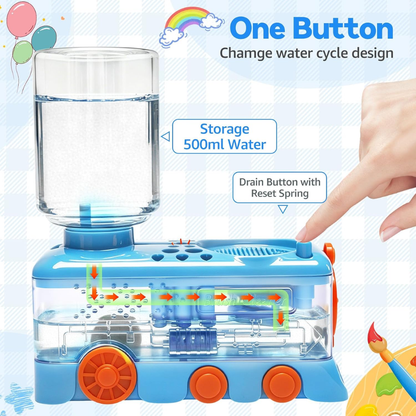 Automatic Brush Washer with Water Change